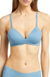 Wacoal How Perfect Soft Cup Wireless Bra In Blue Hydrangea