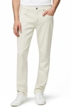 Paige Lennox Slim Fit Corduroy Pants In Ivory Cream In Vintage Biscotti