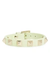 Valentino Garavani Rockstud-embellished Leather Bracelet In Ambrosia