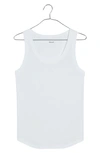 Madewell Faro Whisper Tank In Optic White