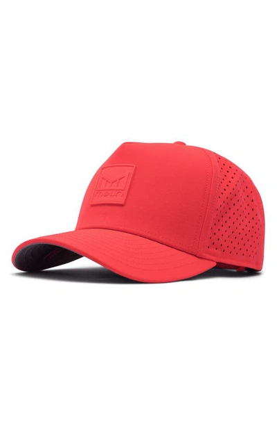 Melin Hydro Odyssey Stacked Water Repellent Baseball Cap In Infrared