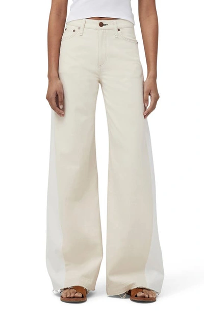 Rag & Bone High-waisted Wide-leg Jeans In White