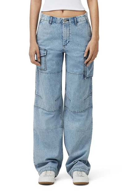 Rag & Bone Blue Nora Cargo Jeans In Multi