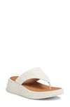 Fitflop F-mode Platform Sandal In Cream