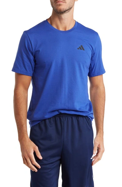 Adidas Originals Aeroready Training Essentials T-shirt In Lucid Blue/blue/black