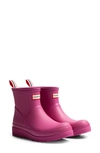 Hunter Original Play Waterproof Rain Bootie In Pink