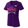 Shop G-iii 4her By Carl Banks Purple Alex Bowman Dream Team V-neck T-shirt