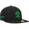 New Era Black Austin Fc Kick Off 59fifty Fitted Hat In Black