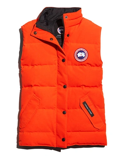 Orange canada outlet goose vest