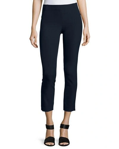 VERONICA BEARD ZIP-BACK SCUBA LEGGINGS,PROD191330035