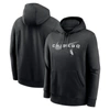 NIKE NIKE BLACK CHICAGO WHITE SOX BIG & TALL OVER ARCH PULLOVER HOODIE