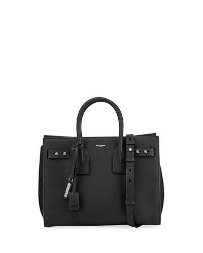 Saint Laurent Sac De Jour Small Supple Leather Bag In Black