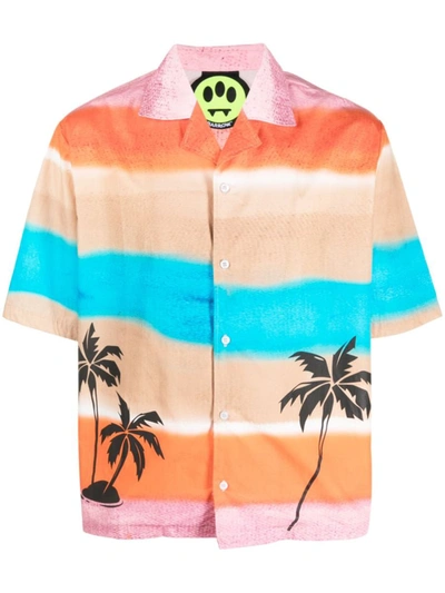 Barrow Palm Tree-print Shirt In Multicolor