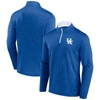 Fanatics Branded Royal Kentucky Wildcats Classic Homefield Quarter-zip Top In Royal