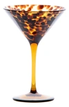 JULISKA PURO TORTOISESHELL MARTINI GLASS