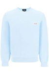 APC A.P.C. 'MARTIN' PULLOVER WITH LOGO EMBROIDERY DETAIL