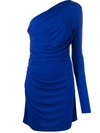 Dsquared2 Viscose One-shoulder Dress In Blue