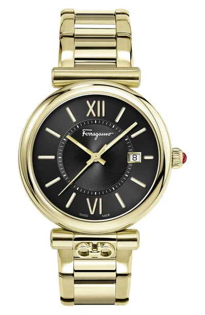 Ferragamo Ora Bracelet Watch In Green