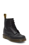 Dr. Martens Dr.martens 1460 Smooth Lace-up Combat Boots  Black Leather In Black