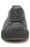 Vince Larsen Leather Oxford Sneakers In Graphite