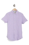 REPORT COLLECTION REPORT COLLECTION SHORT SLEEVE LINEN SHIRT