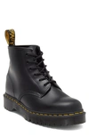Dr. Martens' Dr. Martens 1460 Military Boots In Black Smooth