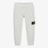 Stone Island Logo-print Track Pants In Grey