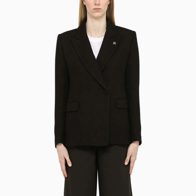 Amiri Double-breasted Blazer In Black