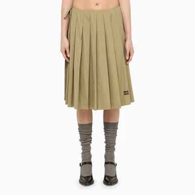 Miu Miu Skirt In Brown