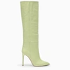 PARIS TEXAS PARIS TEXAS | LIME BOOTS WITH CROCODILE PRINT,PX133XCOCO/M_PATEX-LI_500-40