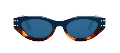 Dior Signature B5i Cd 40104 I 90v Cat Eye Sunglasses