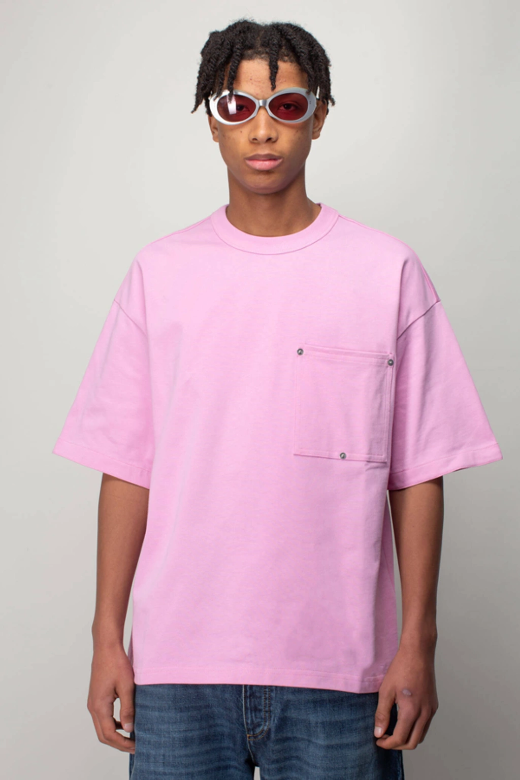 Bottega Veneta 745093 Vklz0 6150 V Pocket Heavy Jer Tee Gloss