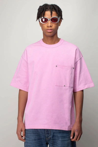 BOTTEGA VENETA Tシャツ Bottega Veneta 745093 Vklz0 6150 V Pocket Heavy Jer Tee Gloss
