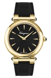 Ferragamo Idillio Strap Watch Woman Wrist Watch Gold Size - Stainless Steel In Gold