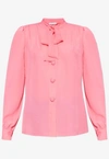 MOSCHINO BOW-TIE SILK BLOUSE,A0209 0537 0205