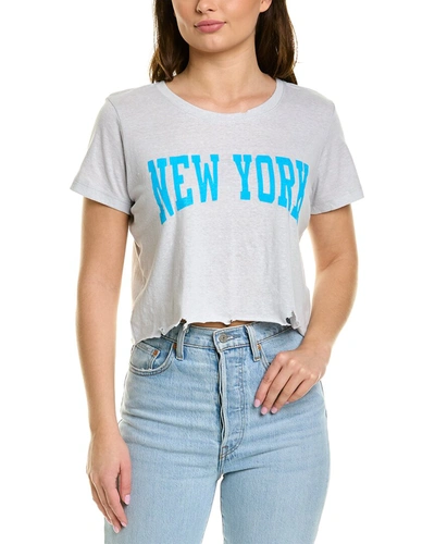 Prince Peter Graphic Cropped T-shirt In Grey