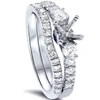 Pompeii3 1/2ct Diamond Engagement Ring Setting Set 950 Platinum In Silver