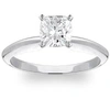 Pompeii3 1ct Cushion Diamond Solitaire Ring 14k White Gold In Multi