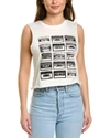 Prince Peter Cassette Tape Retro Muscle Top In Off-white In White