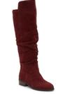 Lucky Brand Calypsow Womens Suede Tall Knee-high Boots In Andorra