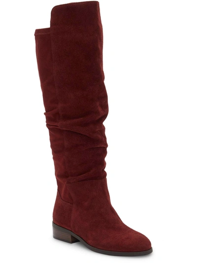 Lucky Brand Calypsow Womens Suede Tall Knee-high Boots In Andorra