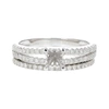 Vir Jewels 1/2 Cttw Semi Mount Diamond Bridal Set With Band In .925 Sterling Silver Size 7 In Silver