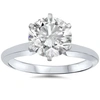 Pompeii3 1 1/2ct Solitaire Diamond Engagement Ring 14k White Gold In Multi
