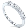 Pompeii3 5/8ct 9 Stone Diamond Wedding Ring 14k White Gold In Multi