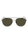 CONVERSE ACTIVATE 57MM AVIATOR SUNGLASSES