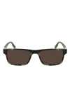 Converse Rise Up 55mm Sunglasses In Cargo Tortoise