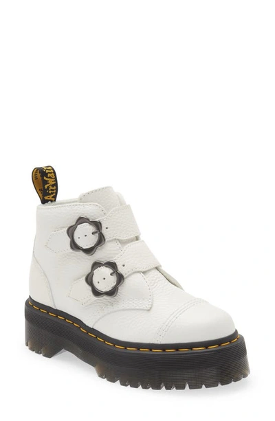 DR. MARTENS' DR. MARTENS DEVON FLOWER PLATFORM BOOTIE