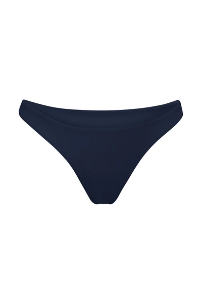 Anemos The Eighties High-cut Bikini Bottom In Navy
