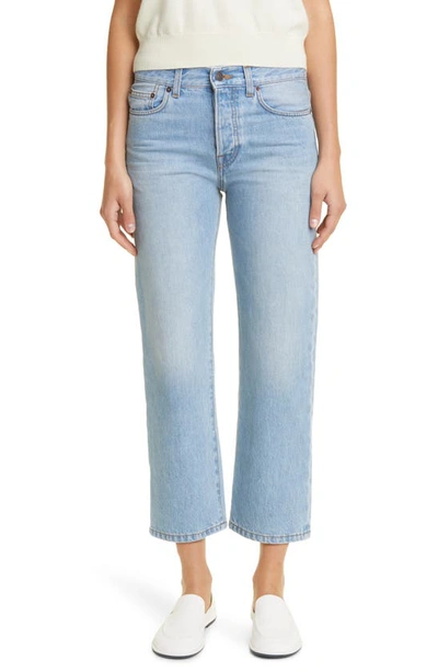 The Row Women's Lesley High-rise Crop Jeans In Washed Blue