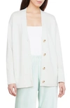 Vince V-neck Wool And Cashmere Cardigan In Celery